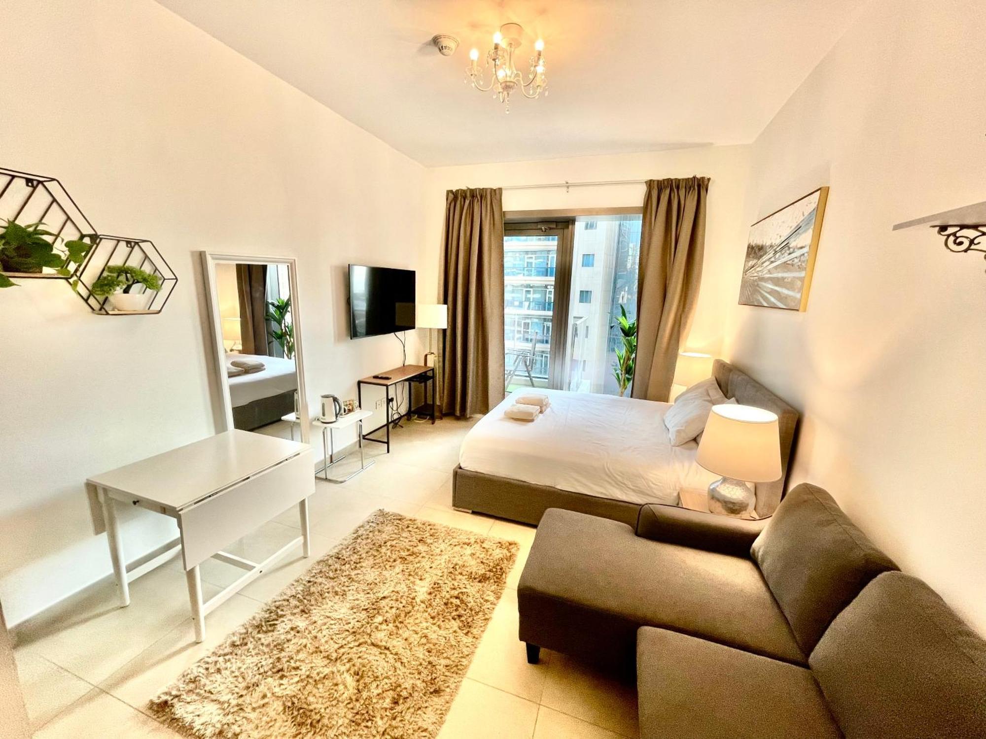 Super Elegant Studio Apartment-Sparkle Tower By Sweet Homes Dubai Bagian luar foto